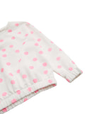 Sudadera de niña de manga larga con cuello redondo
