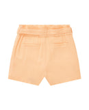 Short de niña de tela fluida en color liso