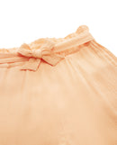 Short de niña de tela fluida en color liso