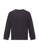Jersey de niño en color liso con cuello redondo