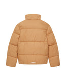 Chaqueta de niña acolchada en color liso