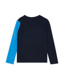 Camiseta de niño de manga larga y cuello redondo