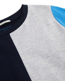 Camiseta de niño de manga larga y cuello redondo