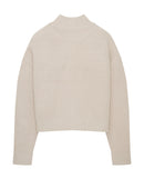 Jersey de niña de punto con cuello alto