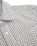 Camisa de niño de manga larga con estampado a cuadros
