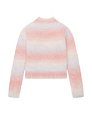 Jersey de niña de punto con cuello alto