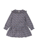 Vestido de estamapdo floral con volantes