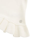Cardigan de niña con volantes