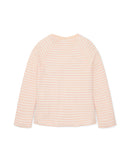 Sudadera de niña estampado de rayas