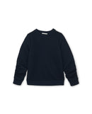 Sudadera de niña lisa en tejido estructurado