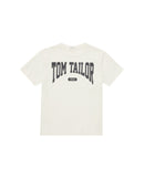 Camiseta de niño regular fit con logo frontal