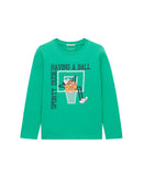 Sudadera de niño manga larga con dibujo frontal