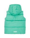Chaleco de niño acolchado con capucha