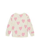 Sudadera de niña cuello redondo con estampado