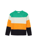 Jersey de niño a rayas multicolor
