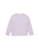 Jersey de niña de manga larga y escote redondo