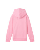 Sudadera de niña con capucha y dibujo frontal