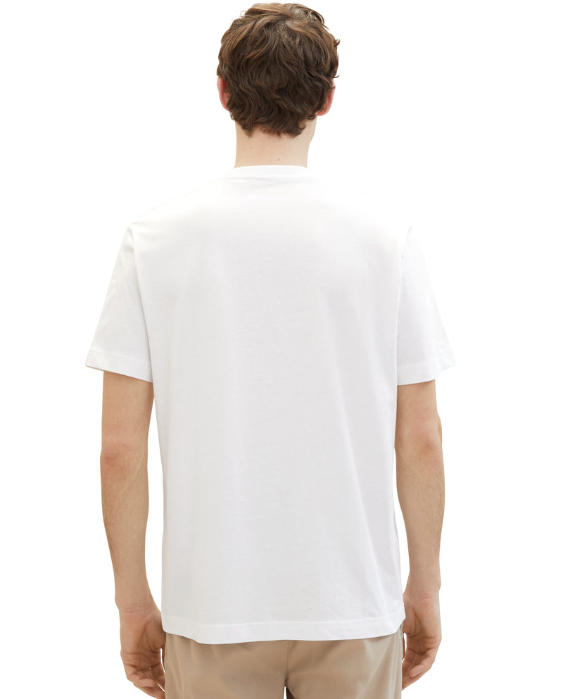 Camiseta de hombre con dibujo frontal manga corta