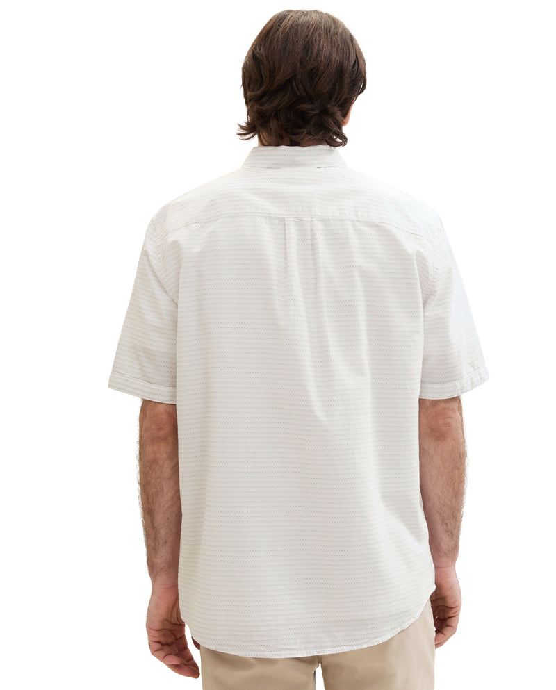 Camisa de hombre manga corta con bolsillo