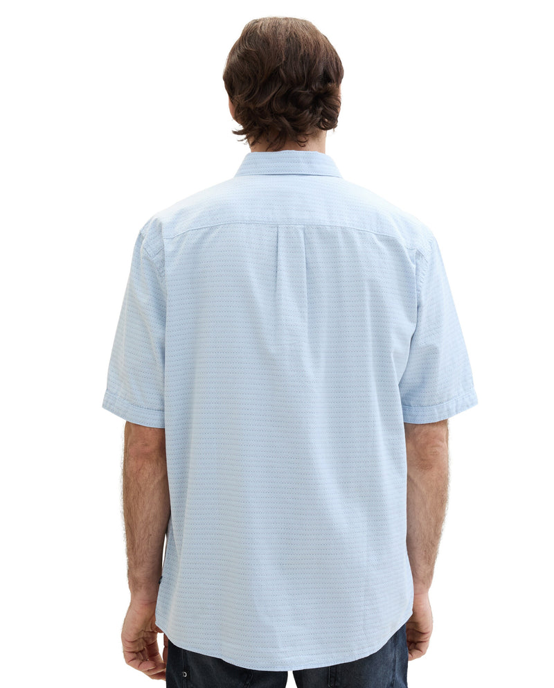 Camisa de hombre manga corta con bolsillo