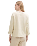 Sudadera de mujer de rayas