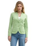 Blazer de mujer entallado con bolsillos delanteros