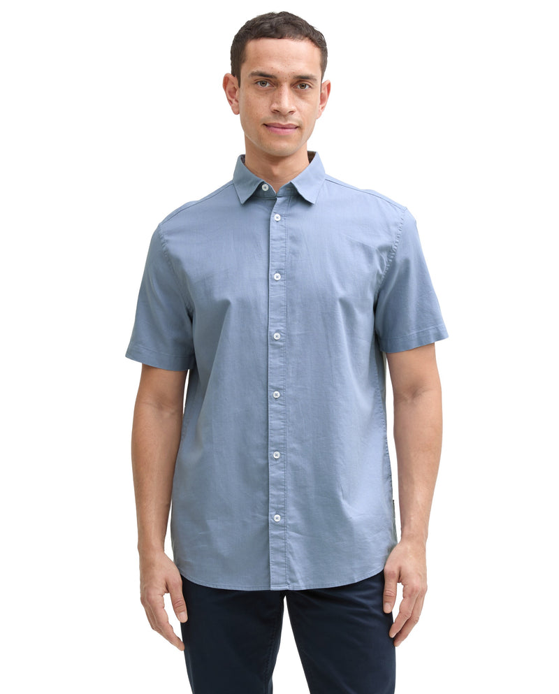 Camisa de hombre de manga corta regular fit