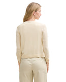 Cárdigan de mujer de manga larga abierto