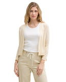 Cárdigan de mujer de manga larga abierto