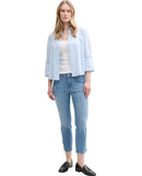 Vaquero de mujer rectos con cinturón