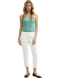 Vaquero de mujer tapered fit con cordón