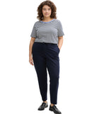 Pantalón jogger de mujer con cintura alta elástica y diseño liso
