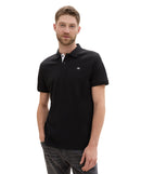 Polo de manga corta de hombre con cuello clásico y microestampado