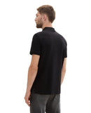 Polo de manga corta de hombre con cuello clásico y microestampado