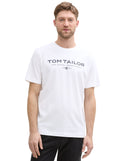 Camiseta de hombre en color blanco con manga corta y cuello redondo