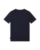 Camiseta de niño de manga corta con detalle en el pecho