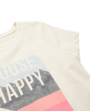 Camiseta de manga corta con dibujo en la parte frontal