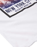 Camiseta de manga corta con foto NY en la parte frontal