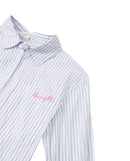 Camisa de manga larga a rayas verticales