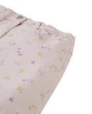 Vaqueros de cuatro bolsillos con estampado de flores
