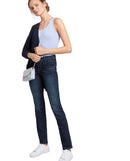 Vaquero de mujer Alexa corte recto azul