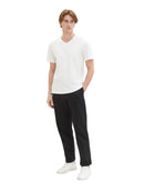 Pack de camiseta de hombre cuello pico blanco