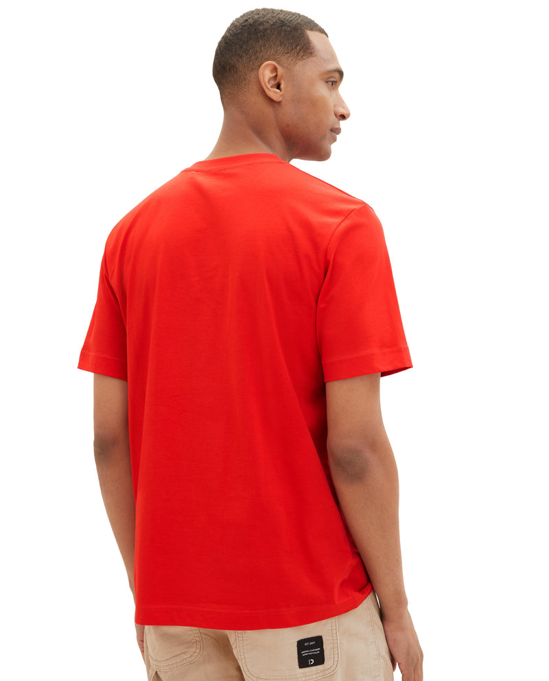 Camiseta de hombre 100% algodon de manga corta con estampado frontal