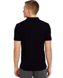 Polo de hombre de manga corta negro