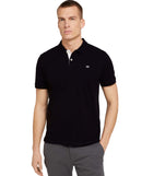 Polo de hombre de manga corta negro