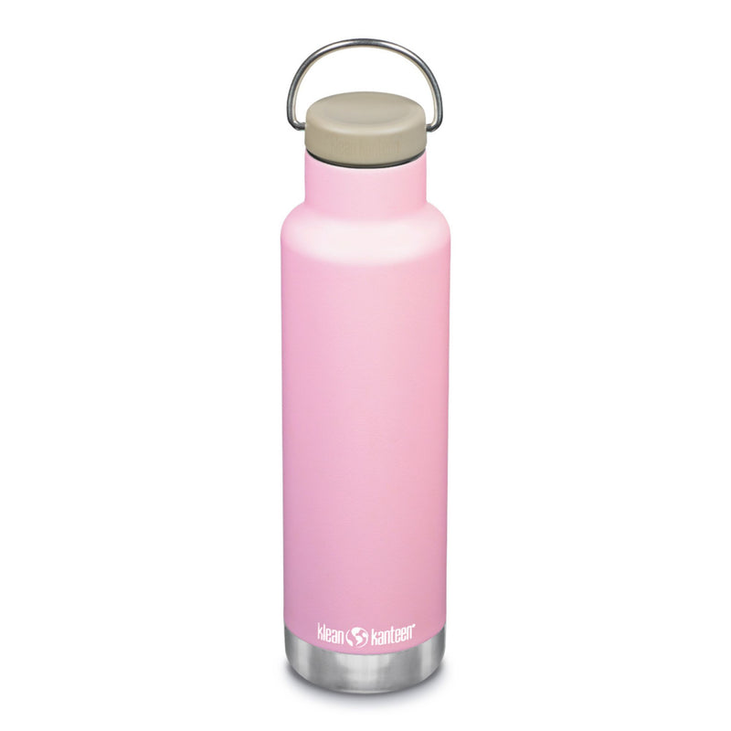 Classic Klean Kanteen Thermal Bottle with Loop Lid 20oz (592 ml) Pink