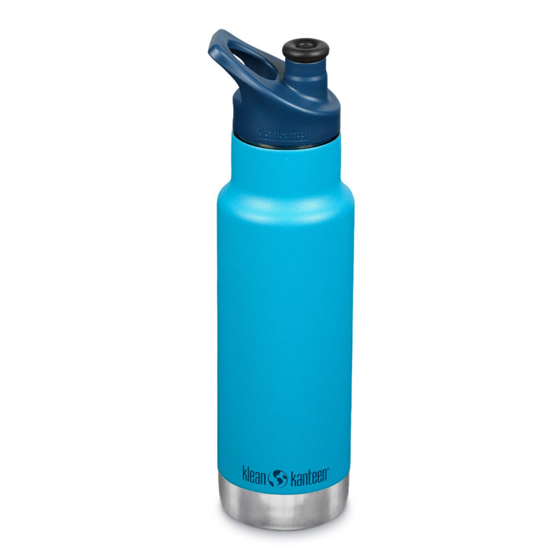 Classic Narrow children's thermal bottle with lid Sport Klean Kanteen 12oz (355ml) blue