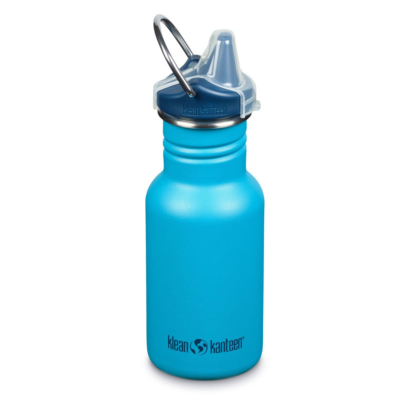 Classic Narrow Children's Bottle with Sippy Lid Klean Kanteen 12oz (355ml) blue