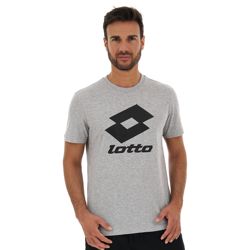 Camiseta de hombre de manga corta con logo frontal de LOTTO