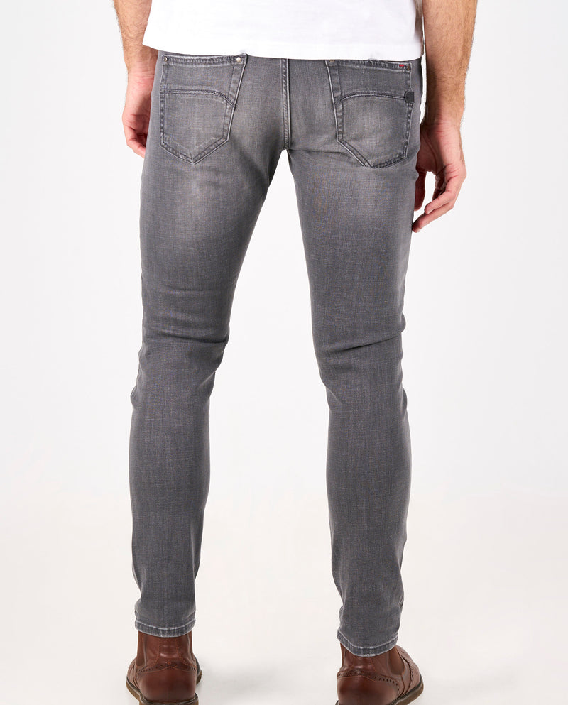Gray skinny men's jeans